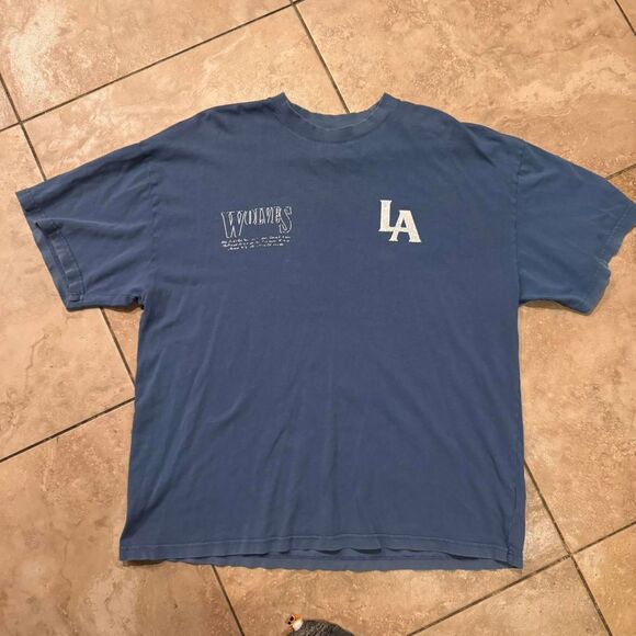 Darc-sport Men's Blue and Navy T-shirt - Picture 3 of 4